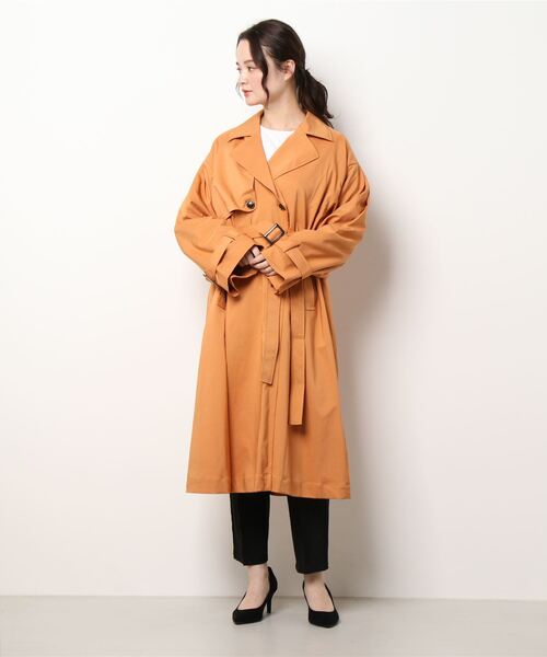 Ray Cassin（レイカズン） トレンチコート FREE オレンジ レディース