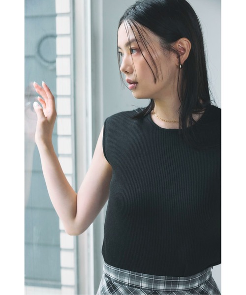 &. NOSTALGIA（ノスタルジア） ニット セーター 前後2WAYノースリ