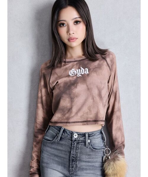 GYDA（ジェイダ） tシャツ GYDA processing like shortトップス 