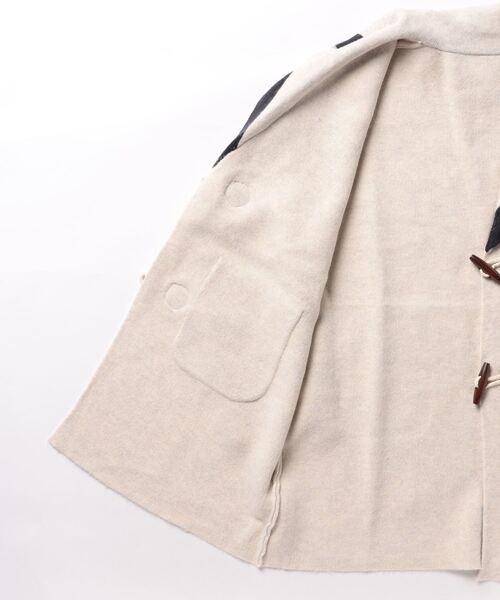 「aimoha」 ダッフルコート FREE ベージュ レディース_画像3