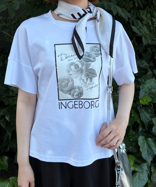 INGEBORG（インゲボルグ） tシャツ カメリアスクエアpt.カットソー