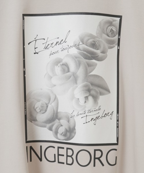 INGEBORG（インゲボルグ） tシャツ 半袖 カメリアスクエアpt