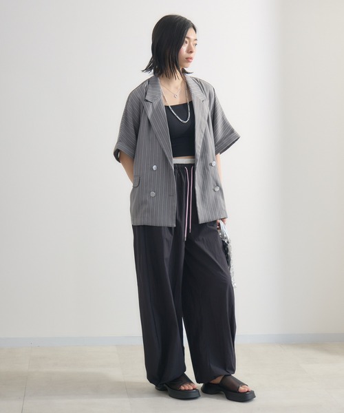 2000ss ジルサンダー ナイロン パンツ グレー シャカシャカ 2000ss ジルサンダー ナイロン パンツ グレー シャカシャカ