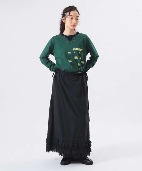 BEAMS BOY スカート ユーロ ヴィンテージ フリル : ZOZOTOWN