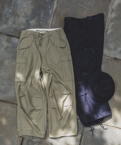 BEAMS+（ビームスプラス） パンツ コットン ナイロン オックスフォード