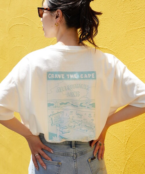 「FREAK'S STORE」 半袖カットソー SMALL ブルーグレー レディース