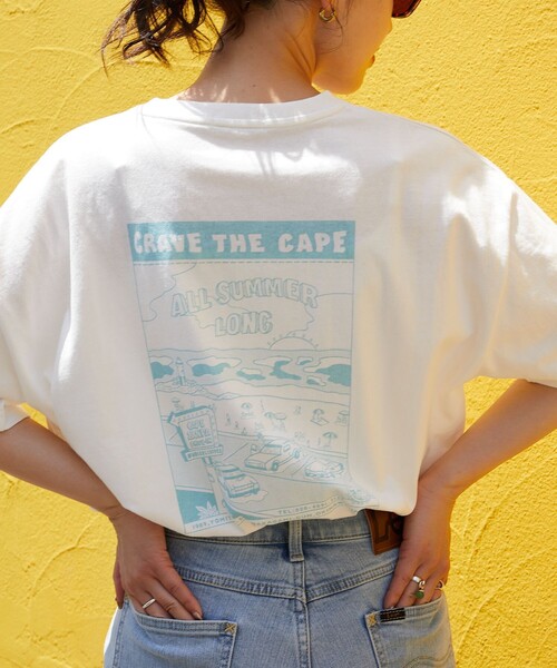 「FREAK'S STORE」 半袖カットソー SMALL ブルーグレー レディース