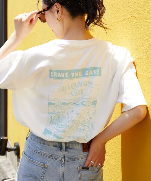 「FREAK'S STORE」 半袖カットソー SMALL ブルーグレー レディース