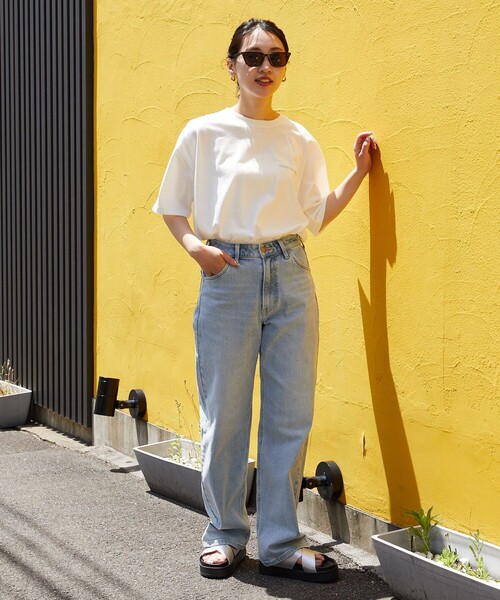 「FREAK'S STORE」 半袖カットソー SMALL ブルーグレー レディース