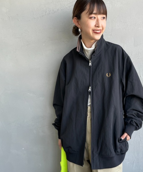 Fred Perry ナイロンジャケット S相当　ブラック Taped Track Jacket(10 184：BLACK): | FRED PERRY JAPAN