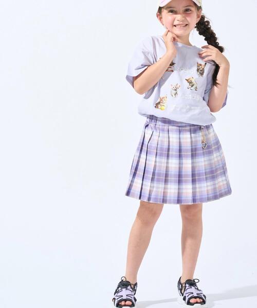 SHOO・LA・RUE（シューラルー） スカート 「100-150cm」ハートチャーム