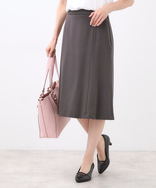 フォクシー イリプスフレアスカート42サイズ♡新品タグ付❣️モカ