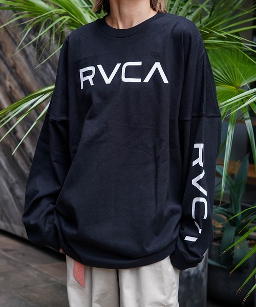 XLサイズ 新品未使用 RVCAルーカ 長袖ロンT 黒 RVCA（ルーカ） tシャツ メンズ RVCA LT ロンT 「2025年秋冬モデル