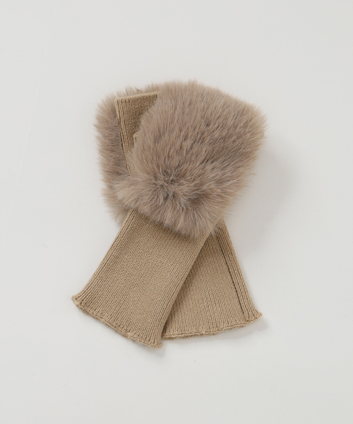 La TOTALITE（ラ トータリテ） チュニック 「洗える」ファーグローブ