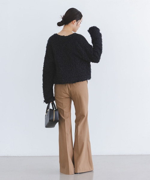 NOBLE（ノーブル） カーディガン ツイードニットカーディガン