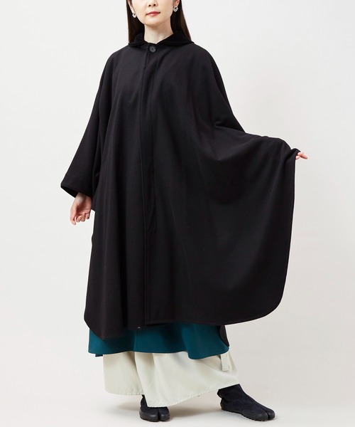 カヤ コート アウター 「カヤ」寒の着 新ケープコート レディース