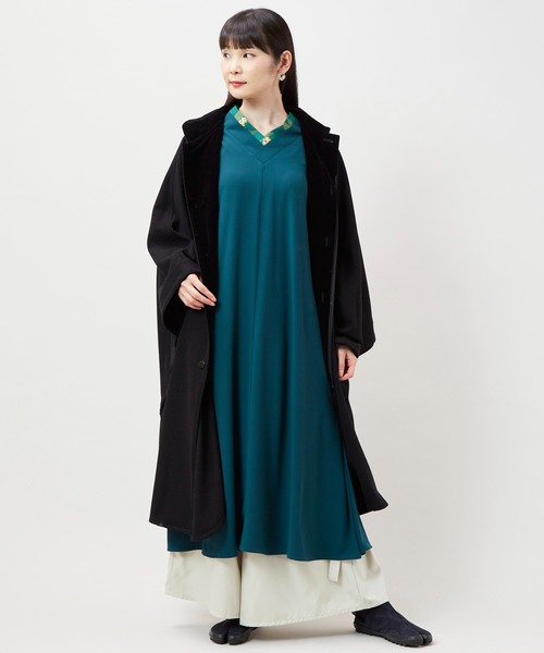 カヤ コート アウター 「カヤ」寒の着 新ケープコート レディース
