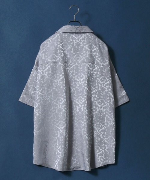 「ANPAS」 「Beno」半袖シャツ M ピンク メンズ_画像4