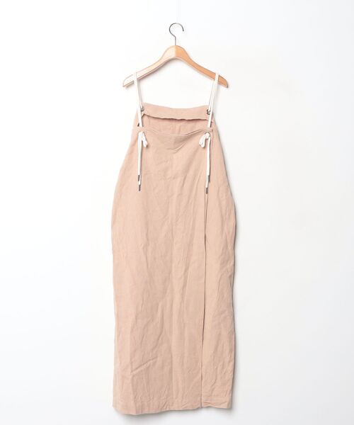 「CANAL JEAN」 サロペットスカート 38 ベージュ レディース_画像2