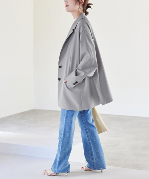 SLOBE IENA（スローブイエナ） テーラードジャケット 36 グレー