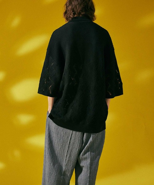 「MAISON SPECIAL」 半袖ポロシャツ 1 レッド メンズの画像