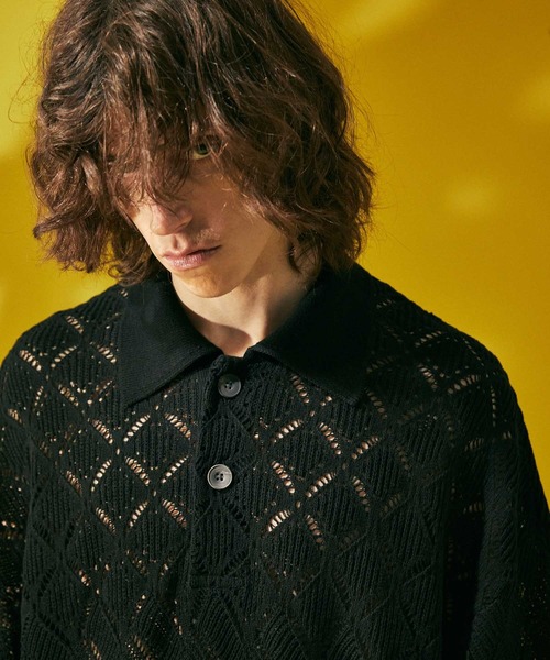 「MAISON SPECIAL」 半袖ポロシャツ 1 レッド メンズの画像
