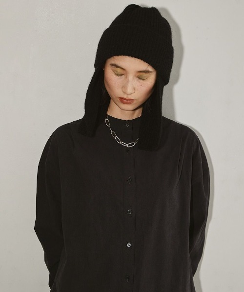 TODAYFUL ブラック ニット帽 TODAYFUL 「TODAYFUL」 ニットキャップ