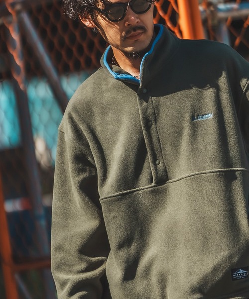 GERRY コート ジャケット 「GERRY」ハーフスナップ フリース プル