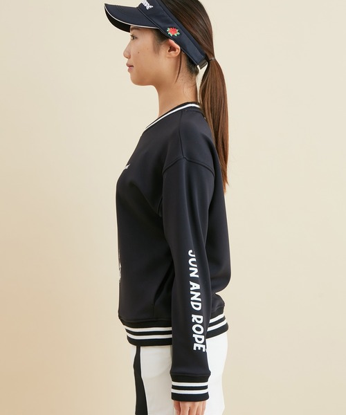 JUN&ROPE'（ジュンアンドロペ） スウェットカットソー M ブラック