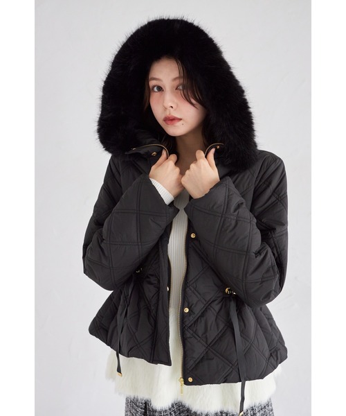 tocco closet（トッコ クローゼット） コート アウター フードファー