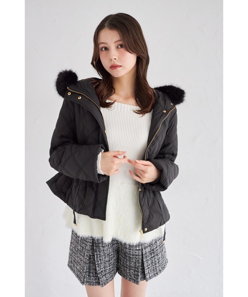 tocco closet（トッコ クローゼット） コート アウター フードファー