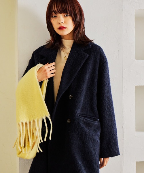 mysty woman（ミスティウーマン） コート チェスターコート アルパカ混