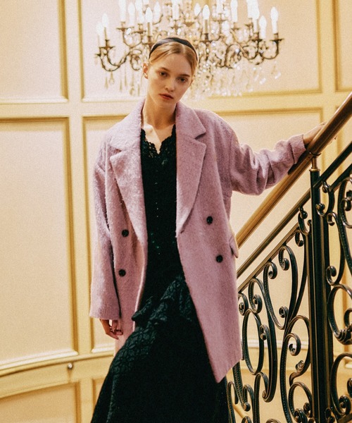 mysty woman（ミスティウーマン） コート チェスターコート アルパカ混