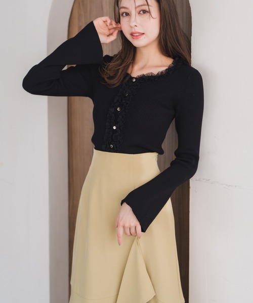 MISCH MASCH（ミッシュマッシュ） スカート 2025秋冬新作 ラッフル裾