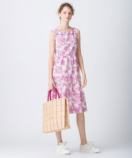 TOCCA ノースリーブ ワンピース タグ付き L TOCCA ノースリーブ ワンピース タグ付き L