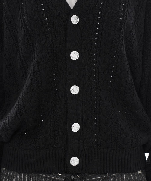 WISH FOR EVER（ウィッシュフォーエバー） カーディガン SILVER BUTTON