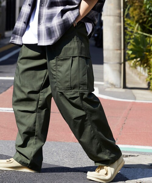 FREAK'S STORE 「FREAK'S STORE」 カーゴパンツ LARGE オリーブ メンズ