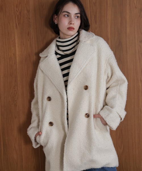 Bou Jeloud（ブージュルード） コート アウター ブークレツィード