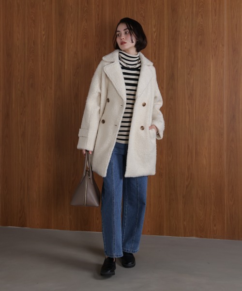 Bou Jeloud（ブージュルード） コート アウター ブークレツィード