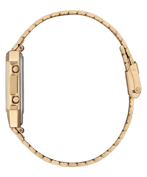 RECORD LABEL 腕時計 レコードレーベル メタリック アナデジテンプ