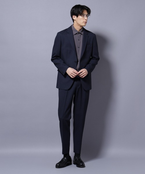 【極美品】nano universe フレキシブルツイル セットアップ Lサイズ NANO universe（ナノユニバース）の「「Damerino」フレキシブルツイル