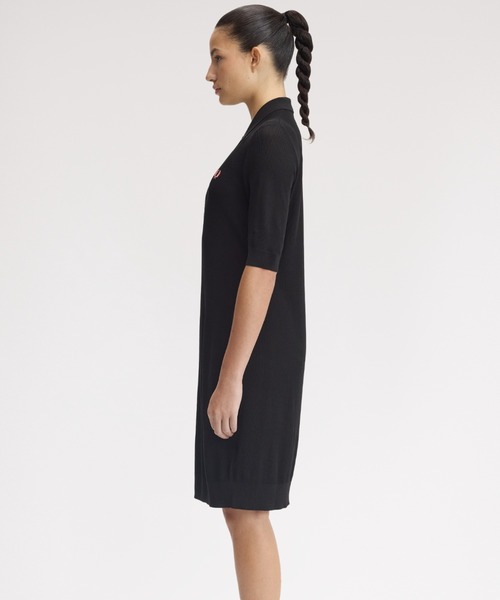 FRED PERRY（フレッドペリー） ワンピース Ribbed Knitted Polo Shirt