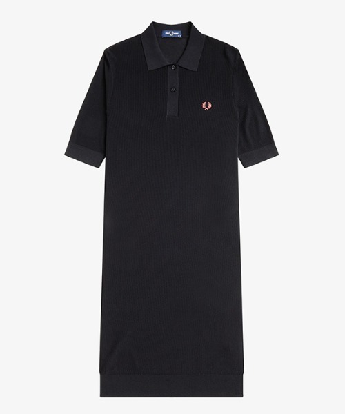 FRED PERRY（フレッドペリー） ワンピース Ribbed Knitted Polo Shirt