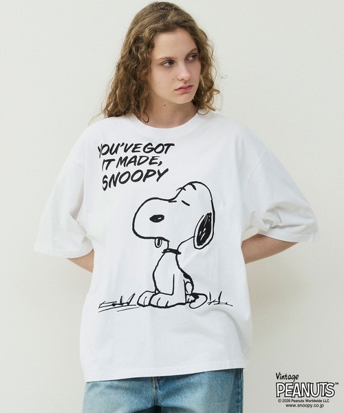 SNOOPY（スヌーピー） tシャツ PEANUTS SNOOPY Tシャツ メンズ