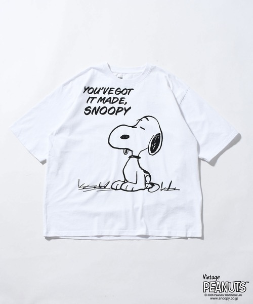 SNOOPY（スヌーピー） tシャツ PEANUTS SNOOPY Tシャツ メンズ