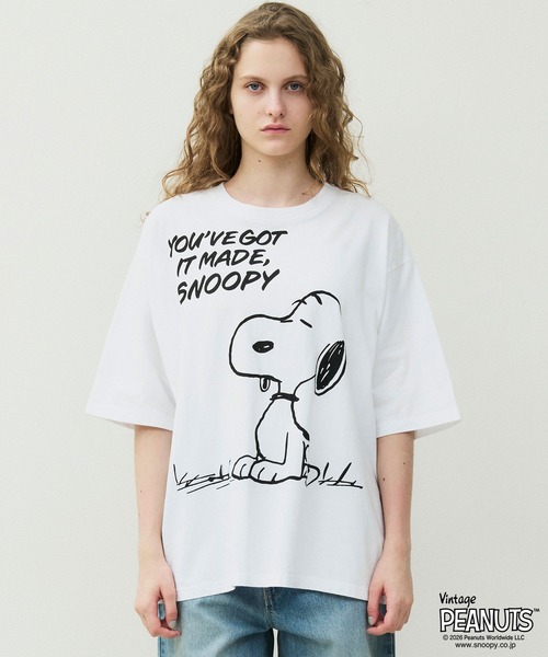 vintage snoopy メンズ Tシャツ SNOOPY PEANUTS tシャツ SNOOPY（スヌーピー） tシャツ トップス