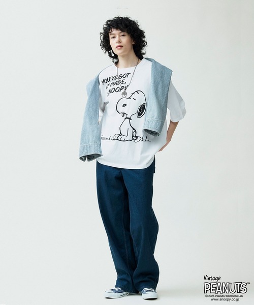 SNOOPY（スヌーピー） tシャツ PEANUTS SNOOPY Tシャツ メンズ