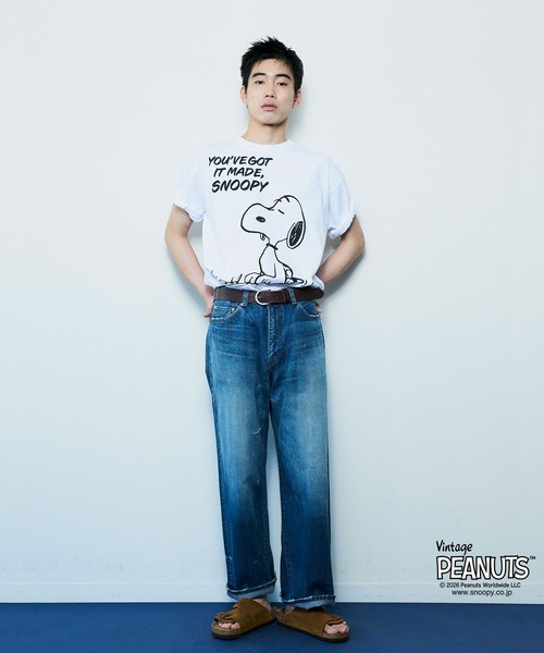 SNOOPY（スヌーピー） tシャツ PEANUTS SNOOPY Tシャツ メンズ