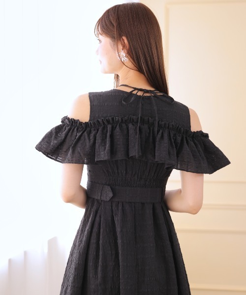 「AND COUTURE」 ノースリーブワンピース FREE ピンク レディース_画像4