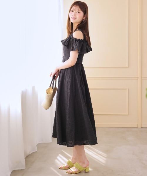 「AND COUTURE」 ノースリーブワンピース FREE ピンク レディース_画像7